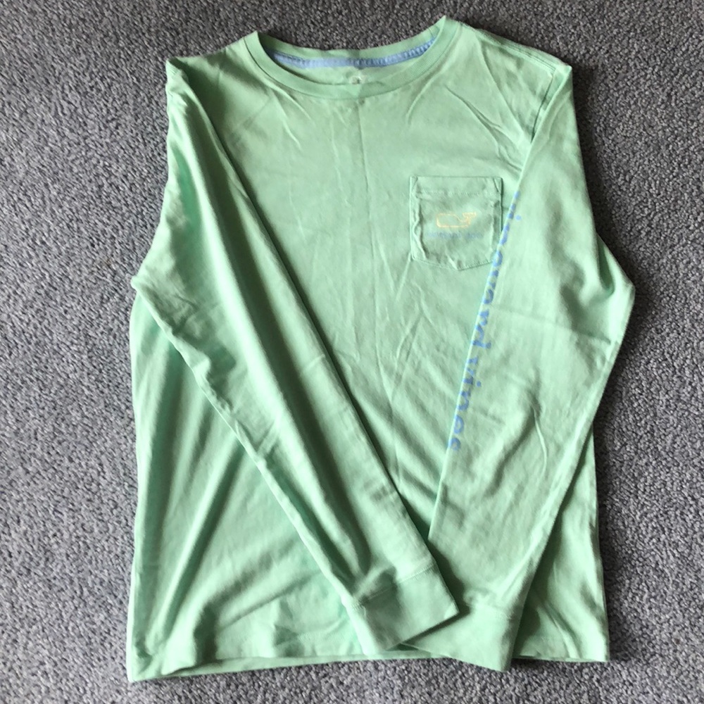 Vineyard Vines Long Sleeve Pocket Tee